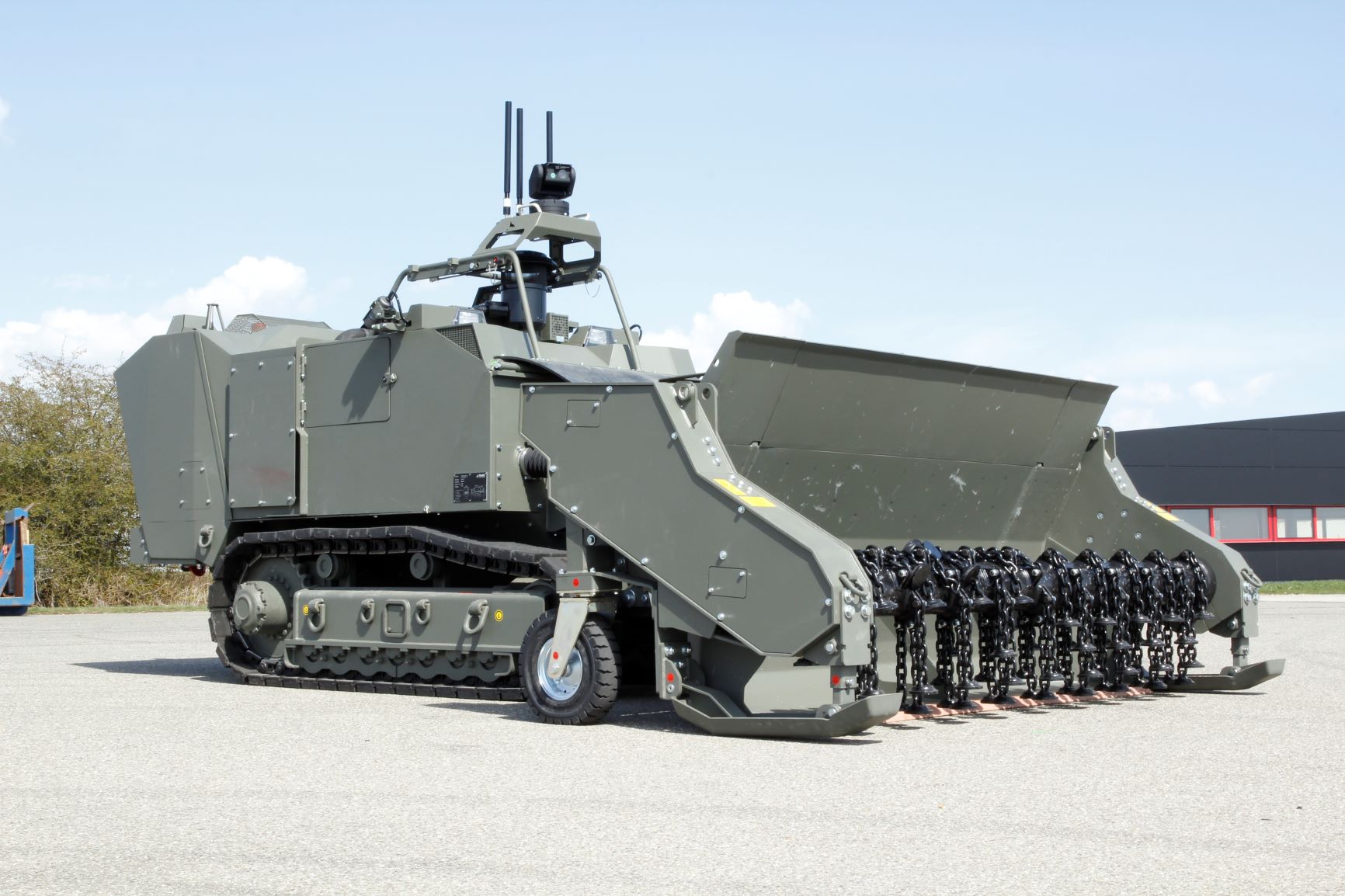 The MW240 is a purpose-built remotely controlled platform used for the safe and effective clearance of explosive devices including landmines, IEDs and cluster munitions.