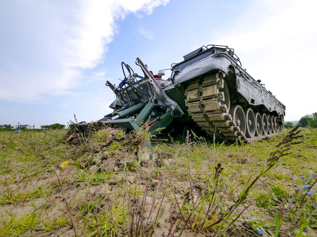 Pearson Engineering’s Earth Anchor is a vehicle stabilisation and anchoring blade.