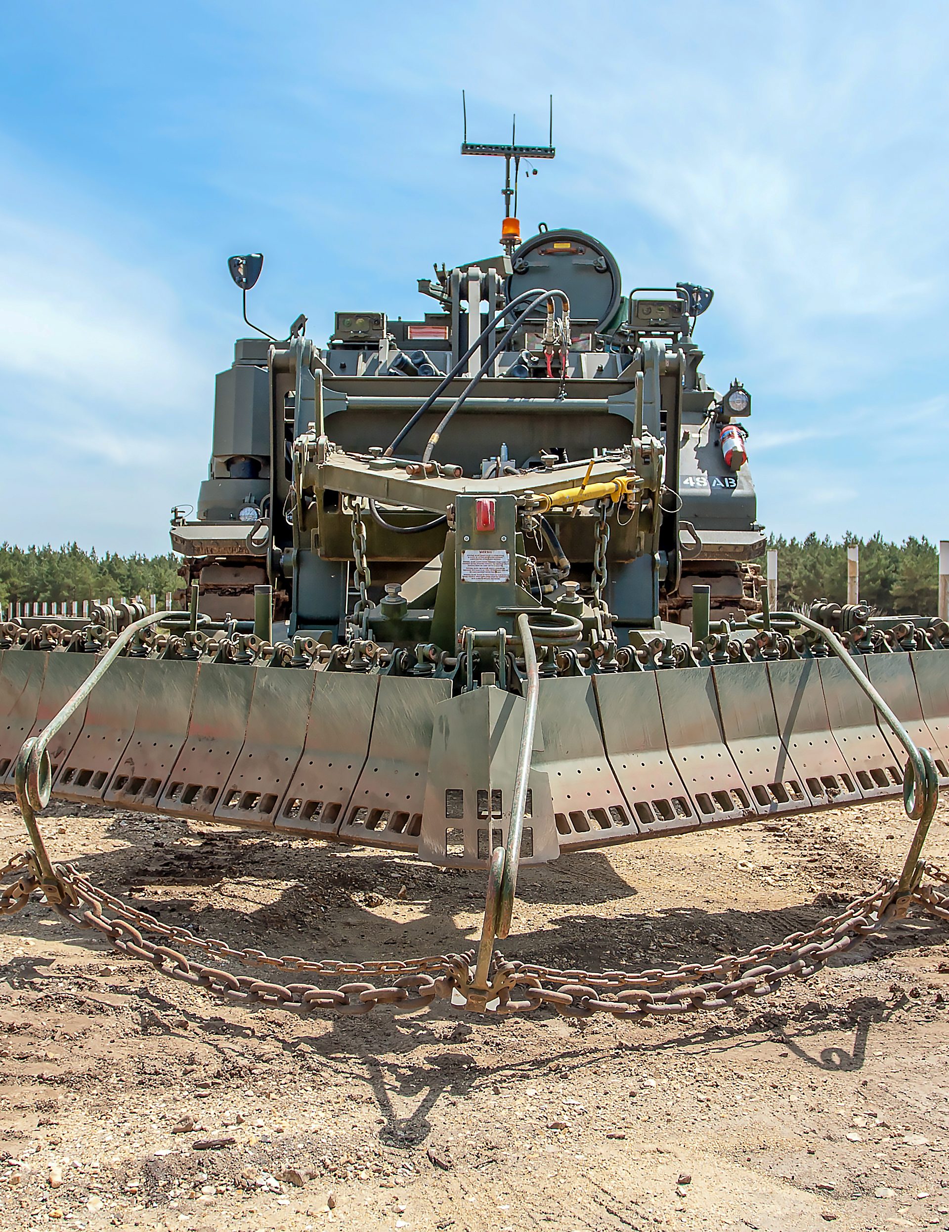 Pearson Engineering’s Surface Clearance Device provides combat engineer vehicles with a surface laid landmine clearance capability.