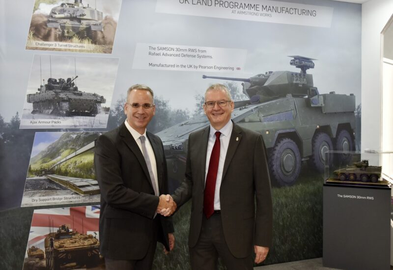 Pearson Engineering primed to manufacture SAMSON 30mm Remote Weapon Station from RAFAEL for UK programmes