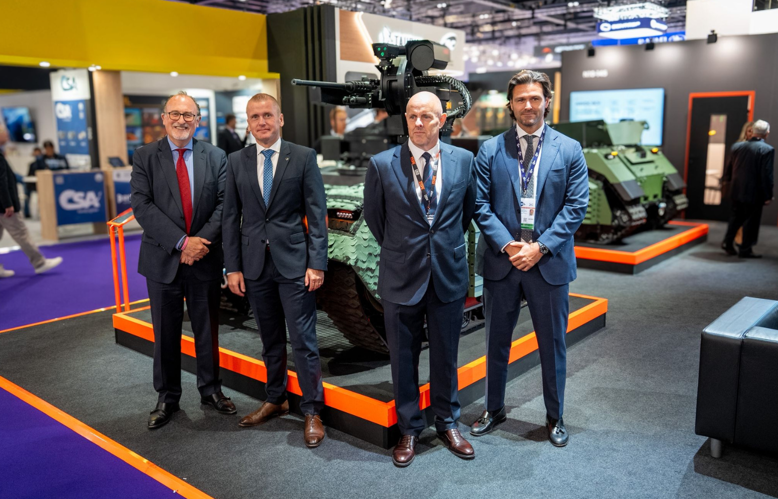 DSEI Pearson Engineering, Milrem, Overwatch and MSI-DS