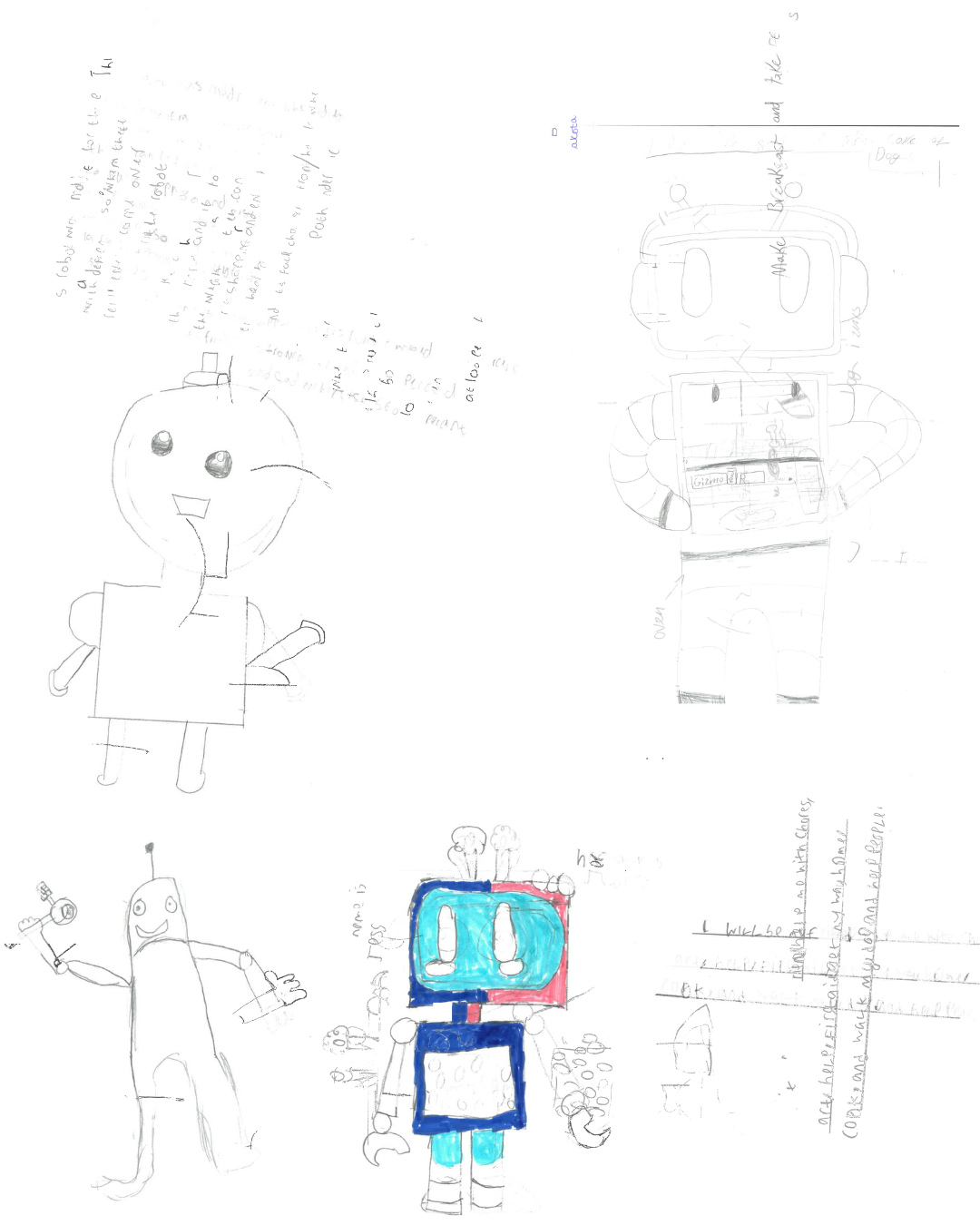 On The Up! Drawings2