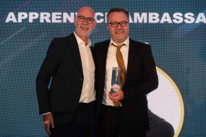 Neil Mawson (right) was named Apprentice Ambassador